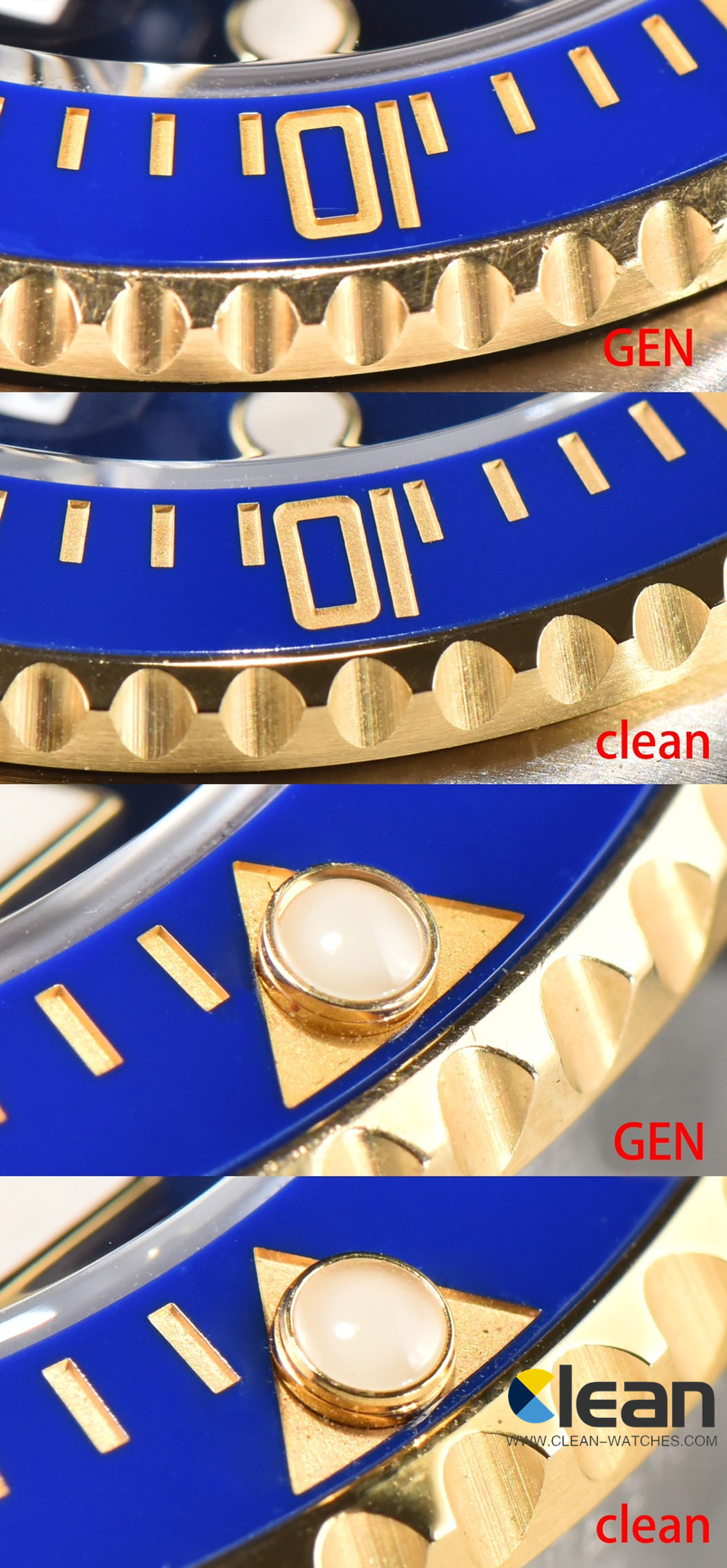 C厂Clean劳力士潜航者型系列116613LB-0005 间金蓝水鬼「3135机芯」